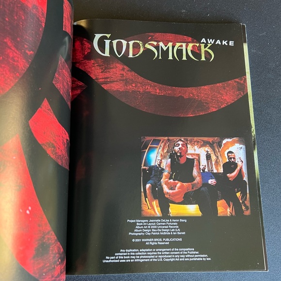 Godsmack - Awake Guitar Tab Book - Picture 3 of 3